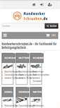 Mobile Screenshot of handwerkerschrauben.de
